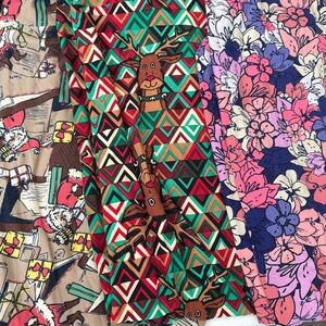 Lularoe, T&C2, leggings lot. Buttery soft, EUC, school, teacher, lounge, workout